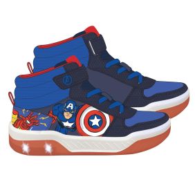 Deportiva Suela Pvc Con Luces Avengers