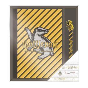 Set De Papelería Harry Potter Hufflepuff