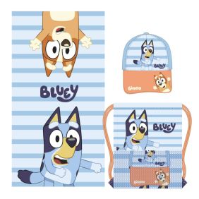 Toalla Set Saquito Bluey